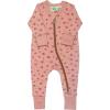 imagePARADE Organic Signature Print 2Way Zip Romper  Long Sleeve  Brown  Unisex  Infant  NewbornToddlerRuby Meadow