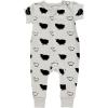 imagePARADE Organic Signature Print 2Way Zip Romper Short SleeveSheep