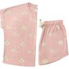 imagePARADE Organic Womens Pajamas  ShortPink Cats