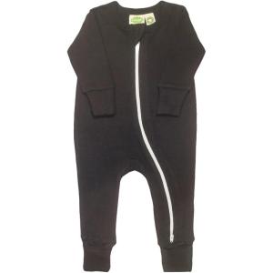 imagePARADE Organic Essentials 2Way Zip Romper  Long SleeveBlack