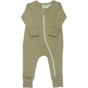 imagePARADE Organic Essentials 2Way Zip Romper  Long SleeveOlive