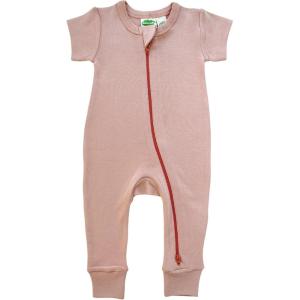 imagePARADE Organic Essentials 2Way Zip Romper  Short SleeveDusty Pink