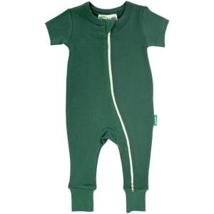 imagePARADE Organic Essentials 2Way Zip Romper  Short SleeveEmerald Green