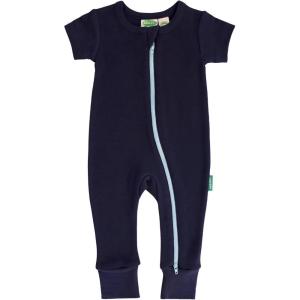 imagePARADE Organic Essentials 2Way Zip Romper  Short SleeveNavy