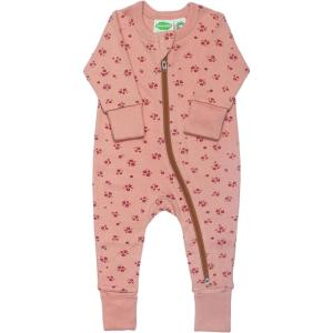 imagePARADE Organic Signature Print 2Way Zip Romper  Long Sleeve  Brown  Unisex  Infant  NewbornToddlerRuby Meadow
