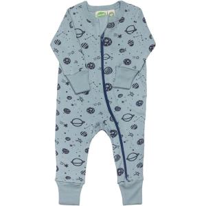 imagePARADE Organic Signature Print 2Way Zip Romper  Long Sleeve  Brown  Unisex  Infant  NewbornToddlerSpace