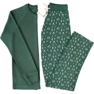 imagePARADE Organic UnisexMens Pajamas  HolidayMountains  UnisexMens Set