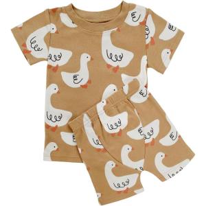 imagePARADE quotMy Jammies Organic Kids Pajamas  ShortGoose