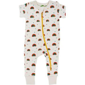 imagePARADE Organic Signature Print 2Way Zip Romper Short SleeveRainbows