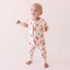 imagePARADE Organic Signature Print 2Way Zip Romper  Long SleeveStrawberries