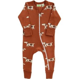 imagePARADE Organic Signature Print 2Way Zip Romper  Long SleeveDogs