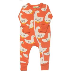 imagePARADE Organic Signature Print 2Way Zip Romper  Long SleeveGoose