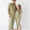 imagePARADE Organic UnisexMens Pajamas  HolidayWinter Trees  UnisexMens Set
