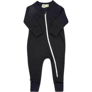 imagePARADE Organic Essentials 2Way Zip Romper  Long SleeveBlack