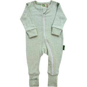 imagePARADE Organic Snuggle Soft Melange 2Way Zipper RomperHoney Melange