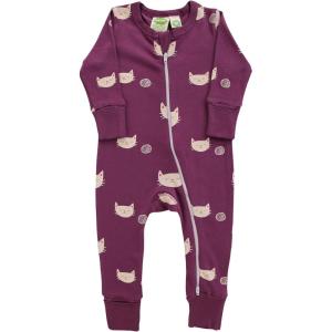 imagePARADE Organic Signature Print 2Way Zip Romper  Long SleeveCats