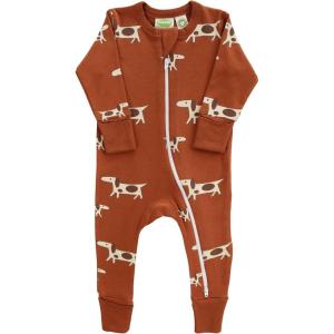 imagePARADE Organic Signature Print 2Way Zip Romper  Long SleeveDogs