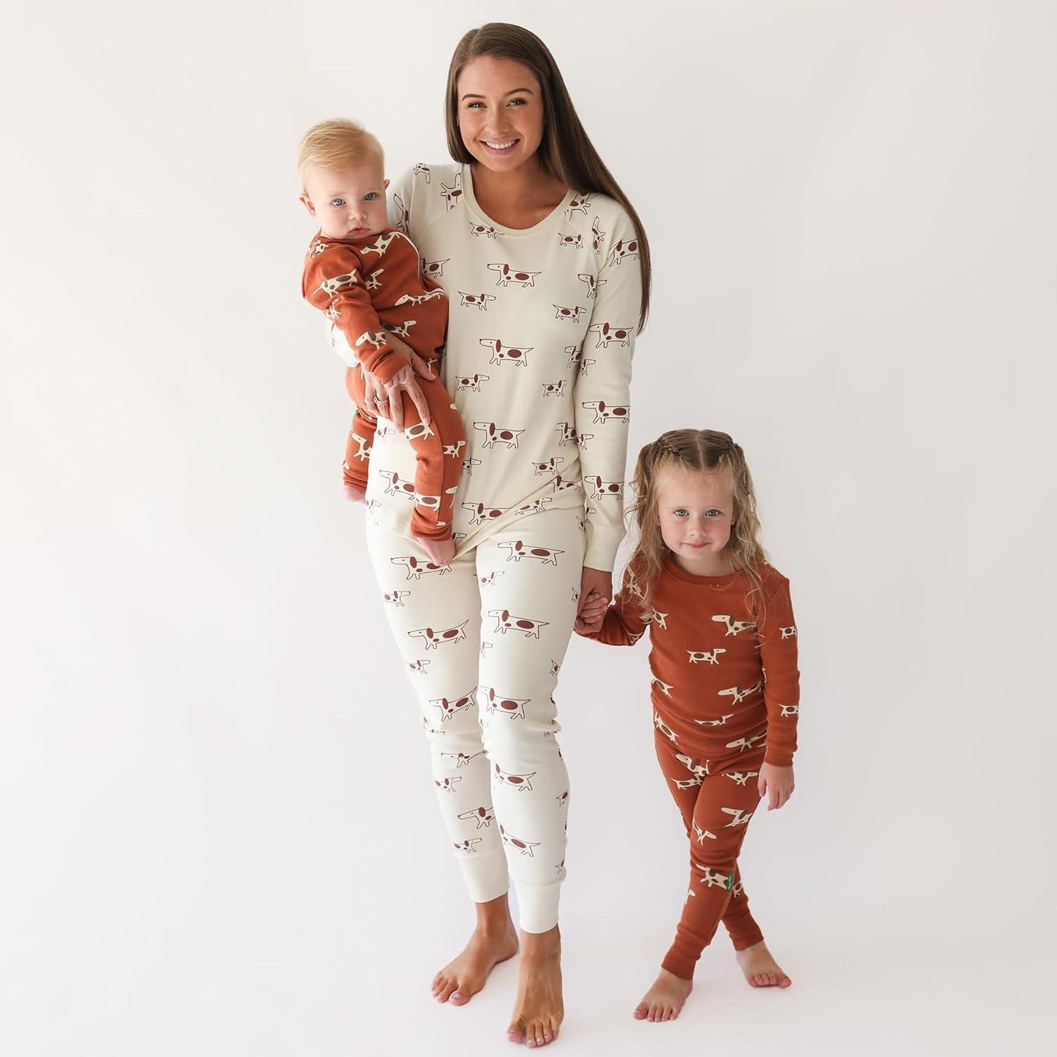 imagePARADE Organic Holiday Print 2Way Zip RomperDogs
