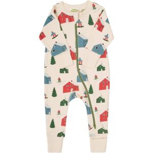 imagePARADE Organic Holiday Print 2Way Zip RomperAlpine