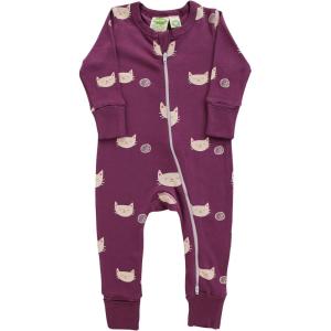 imagePARADE Organic Holiday Print 2Way Zip RomperCats