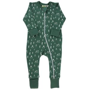 imagePARADE Organic Holiday Print 2Way Zip RomperMountains