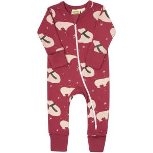 imagePARADE Organic Holiday Print 2Way Zip RomperPolar Bears