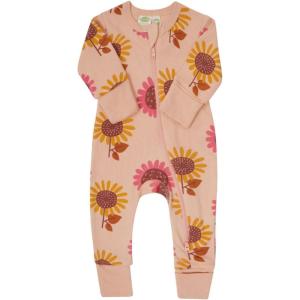 imagePARADE Organic Holiday Print 2Way Zip RomperSunflowers