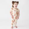 image:imagePARADE Organic Signature Print 2Way Zip Romper  Short SleeveBrown Bunnies