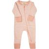 image:imagePARADE Organic Striped 2Way Zip RomperDusty Pink