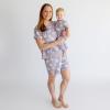 image:imagePARADE Organic Signature Print 2Way Zip Romper  Short SleeveBig Daisies