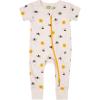 image:imagePARADE Organic Signature Print 2Way Zip Romper  Short SleeveBees