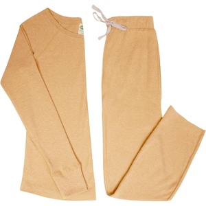 image:imagePARADE Organic Womens Pajamas  Snuggle SoftHoney Melange