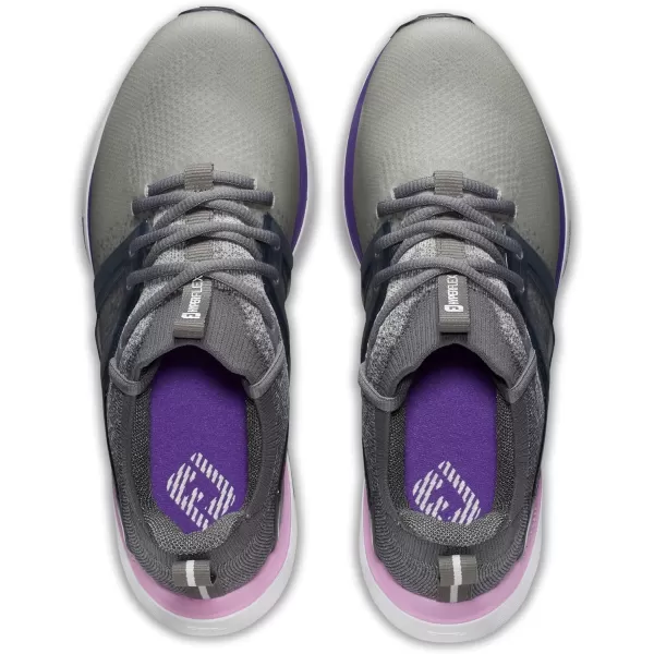 FootJoy Womens Hyperflex Golf ShoeGreyPurplePink