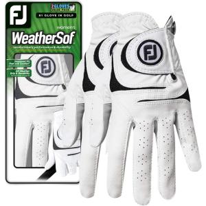 imageFootJoy Womens WeatherSof 2Pack Prior Generation Golf GloveWhite