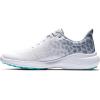 imageFootJoy Womens Fj Flex Golf ShoeWhiteGreyLeopard