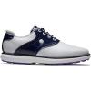 imageFootJoy Womens Traditions Golf ShoeWhite Navy Purple