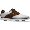 imageFootJoy Womens Traditions Golf ShoeWhiteLeopard