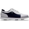 imageFootJoy Womens Traditions Golf ShoeWhiteNavy Patent Cap Toe