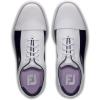 imageFootJoy Womens Traditions Golf ShoeWhiteNavy Patent Cap Toe