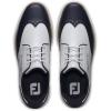 imageFootJoy Womens Traditions Shield Tip Golf ShoeWhiteNavyWhite