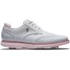 imageFootJoy Womens Traditions Shield Tip Golf ShoeWhiteWhitePink