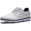 White/Navy Patent