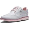 imageFootJoy Womens Traditions Shield Tip Golf ShoeWhiteWhitePink