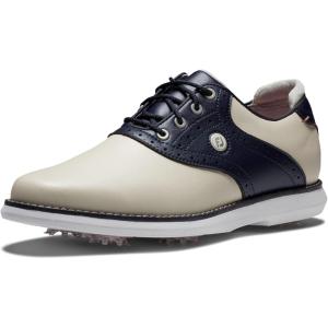 imageFootJoy Womens Traditions Golf ShoeCreamNavy