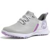 imageFootJoy Womens Fj Fuel Previous Season Style Golf ShoeWhiteGreyPurple