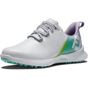 imageFootJoy Womens FJ Fuel Golf ShoeWhiteGreenLilac