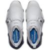 imageFootJoy Mens Tour Alpha Dual BOA Golf ShoeWhiteNavyGrey