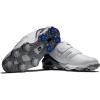 imageFootJoy Mens Tour Alpha Dual BOA Golf ShoeWhiteNavyGrey