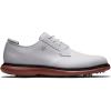imageFootJoy Mens Traditions Blucher Golf ShoeWhiteBrick