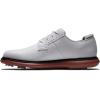 imageFootJoy Mens Traditions Blucher Golf ShoeWhiteBrick